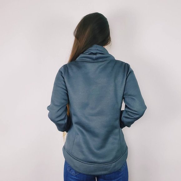 The North Face Funnel Neck Sweatshirt Gray - Picture 4 of 7